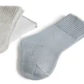 Brunello Cucinelli Kids ribbed cotton socks (set of three) - Blue