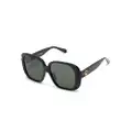 Linda Farrow Mima square-frame sunglasses - Black