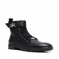 Calvin Klein Cleat biker boots - Black