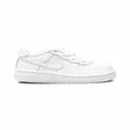 Nike Kids Air Force 1 Low "White On White" sneakers