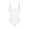 Wolford fine-ribbed body - White