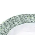 Maje logo-embroidered tweed bucket hat - Green