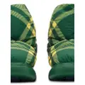 Burberry Check Pillow ankle boots - Green
