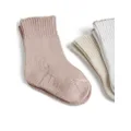 Brunello Cucinelli Kids Bernie cotton socks (pack of three) - Pink