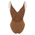 Rick Owens V-neck one-piece swimsuit - Brown