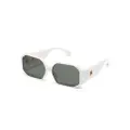 Linda Farrow octagonal-frame sunglasses - White