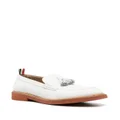 Thom Browne tasselled leather loafers - White