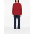 PS Paul Smith corduroy logo-patch cotton shirt - Red