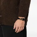 TOM FORD T-hinge leather bracelet - Black