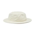 Diesel C-Fisher washed denim bucket hat - White