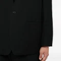 Jil Sander deconstructed single-breasted blazer - Black