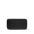 Bally faux-leather zip-up wallet - Black