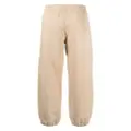 Trussardi elasticated-waistband straight-leg track pants - Brown