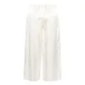 Carine Gilson wide-leg silk pyjama trousers - White