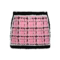 Dsquared2 colour-block tweed miniskirt - Pink