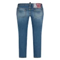 Dsquared2 logo-patch cotton-blend tapered jeans - Blue