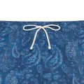Brunello Cucinelli paisley-print swim shorts - Blue