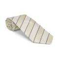 Brunello Cucinelli striped silk tie - Neutrals