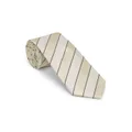 Brunello Cucinelli striped silk tie - Neutrals