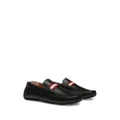 Bally logo-print leather loafers - Black