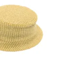 Marni logo-embroidered sun hat - Green