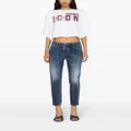 Dsquared2 Icon Cool Girl high-rise tapered jeans - Blue