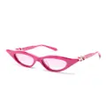 Valentino Eyewear V-Goldcut II cat-eye sunglasses - Pink