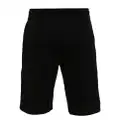 Paul Smith logo-patch jersey shorts - Black