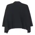 Yohji Yamamoto button-detail asymmetric shirt - Black