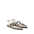 Brunello Cucinelli Monili bead-embellished ballerina shoes - Neutrals