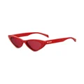 Moschino Eyewear cat eye sunglesses - Red