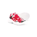 Philipp Plein logo colour-block sneakers - Red
