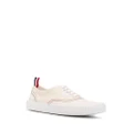 Thom Browne Heritage cotton canvas sneakers - White