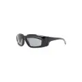 Rick Owens rectangular-framed sunglasses - Black