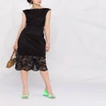 Philipp Plein high-waisted lace skirt - Black
