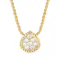 Boucheron 18kt yellow gold Serpent Bohème small diamond pendant necklace