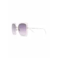 Jimmy Choo Eyewear Dany square sunglasses - Purple
