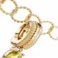 Dolce & Gabbana Rainbow Alphabet K 18kt yellow gold multi-stone pendant