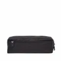 Prada Re-Nylon and leather travel pouch - Black