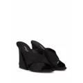 Dolce & Gabbana wide-heel leather mules - Black