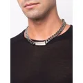 Dsquared2 logo plaque chain-link necklace - Silver