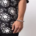 Dsquared2 logo plaque chain-link bracelet - Silver