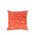 Seletti cat print cushion - Orange