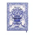 Dolce & Gabbana large Mediterraneo-print blank notebook - Blue