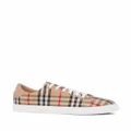 Burberry Vintage Check lace-up sneakers - Neutrals