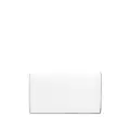 Moschino logo-print foldover wallet - White