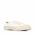 Marni Pablo leather flatform sneakers - White