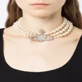 Vivienne Westwood Orb pearl-detail necklace - Silver