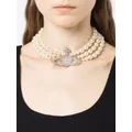 Vivienne Westwood Orb pearl-detail necklace - Silver
