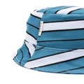 Marni striped bucket hat - Blue